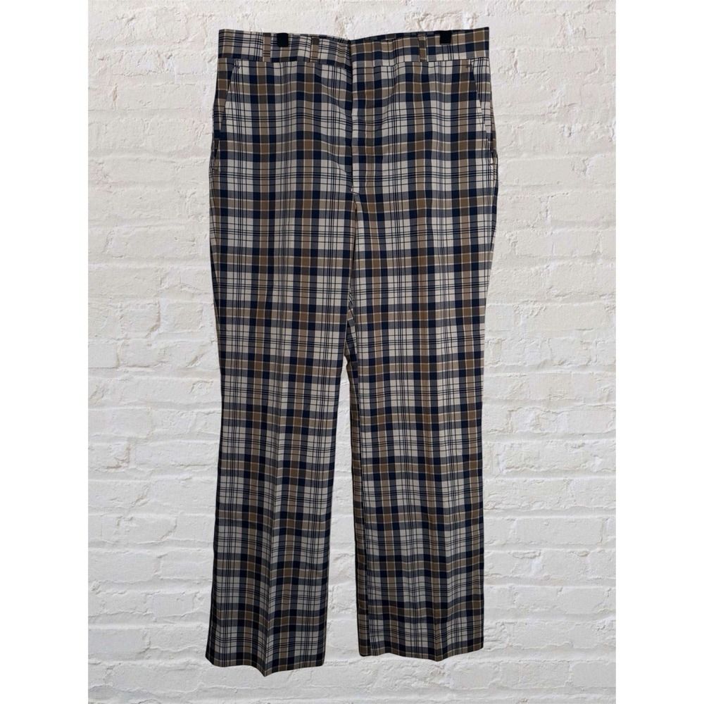 Vtg 80s 34x31 Vintage Higgins Slacks Plaid Dress Mens Pants Trousers Retro USA